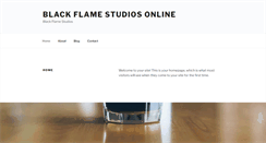 Desktop Screenshot of blackflamestudios.com